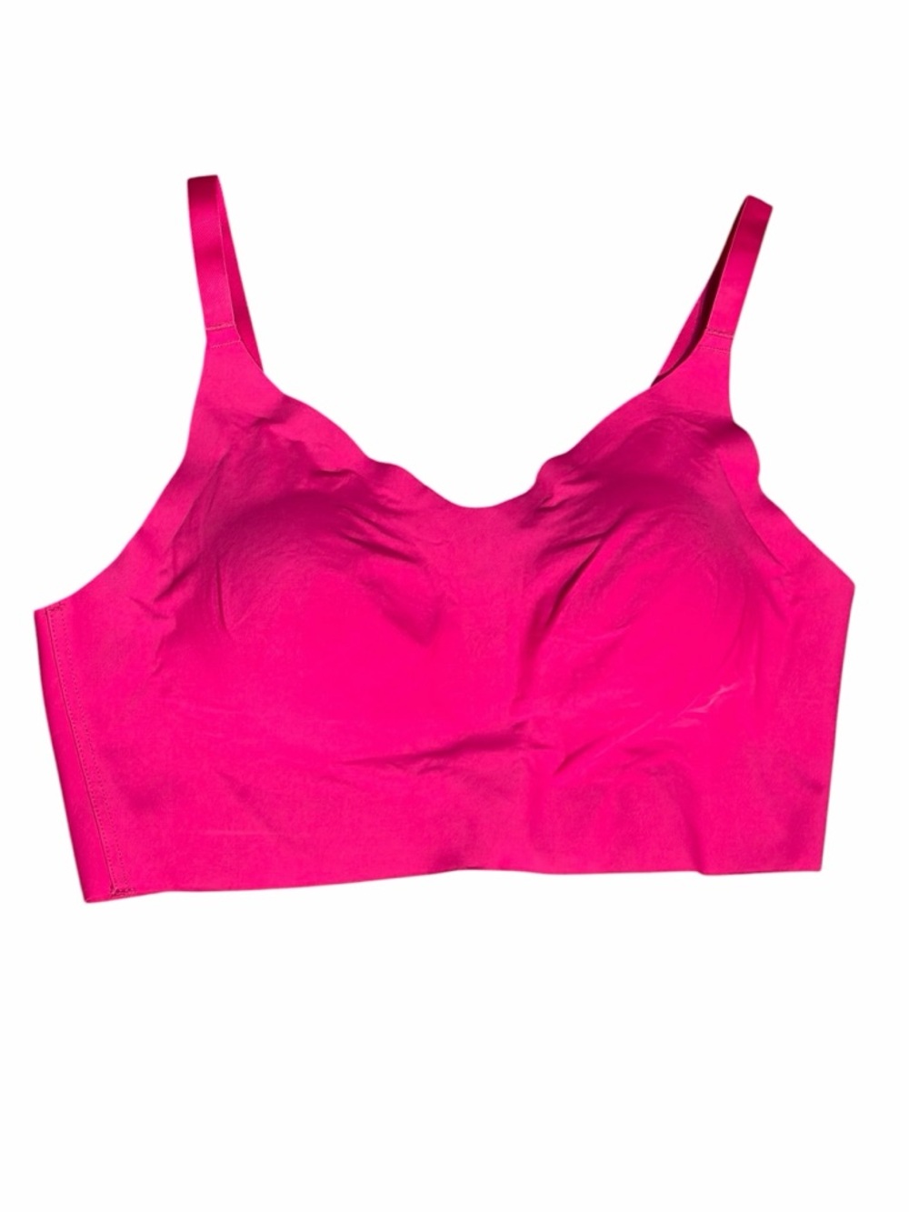 Moco Boutique Hot Pink Seamless Wireless Comfort Bra XL Lounge Bra